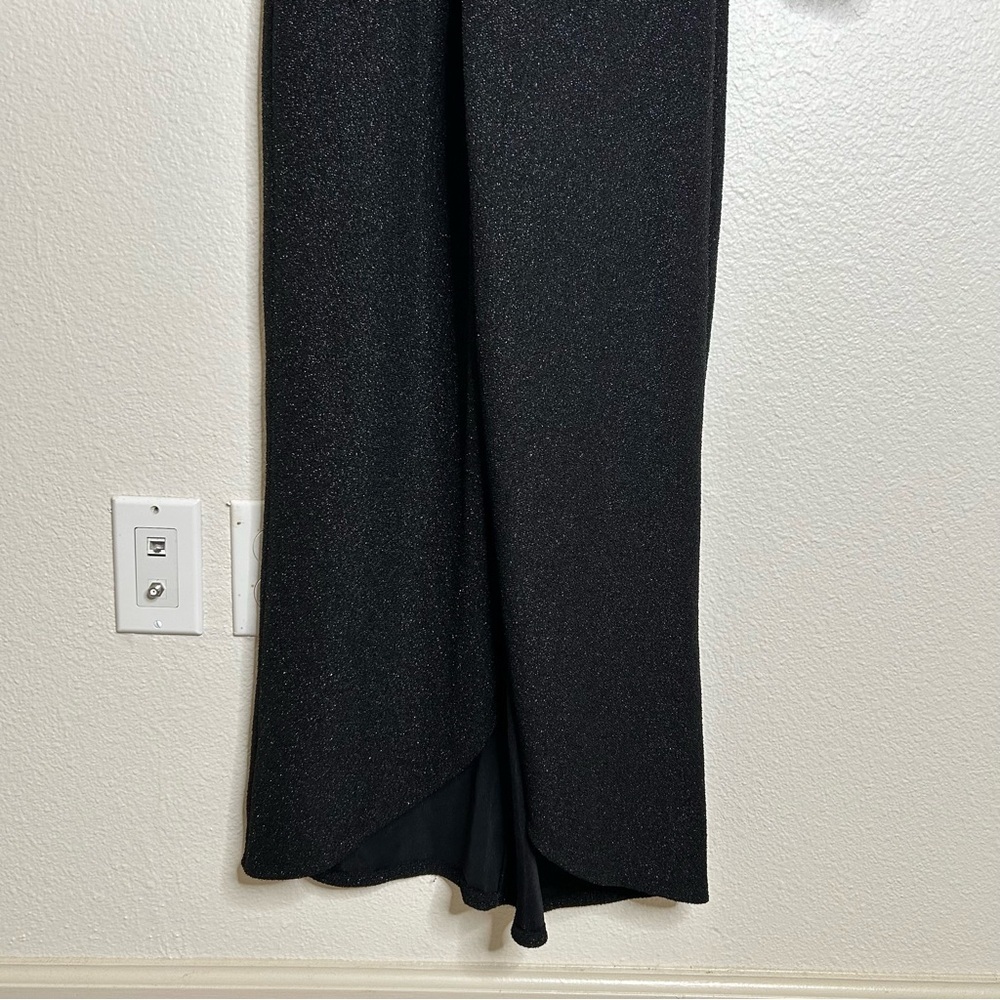 Reformation metallic shimmer dress black medium - Picture 9 of 15